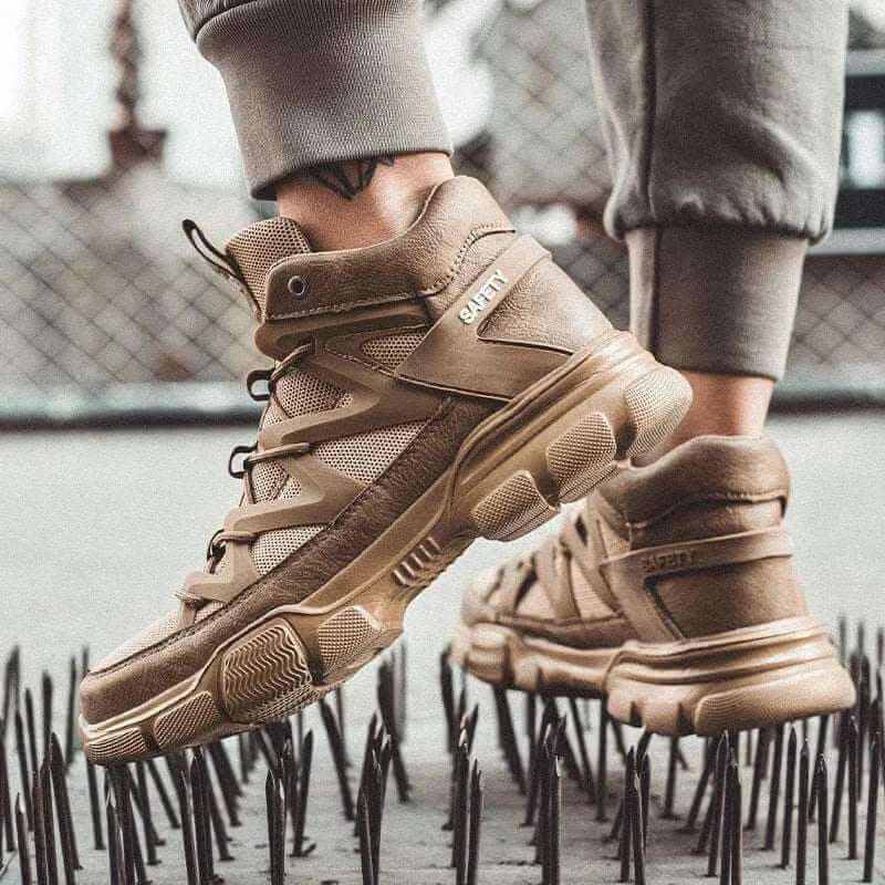 STEEL TOE PUNCTURE PROOF SNEAKERS.