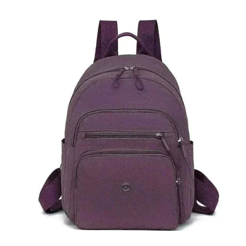 travel bags uk offers Trendy Women's Purple Travel Backpack Lightweight
