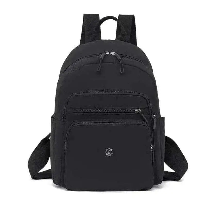 travel bags uk offers Trendy Women's Black Travel Backpack Lightweight