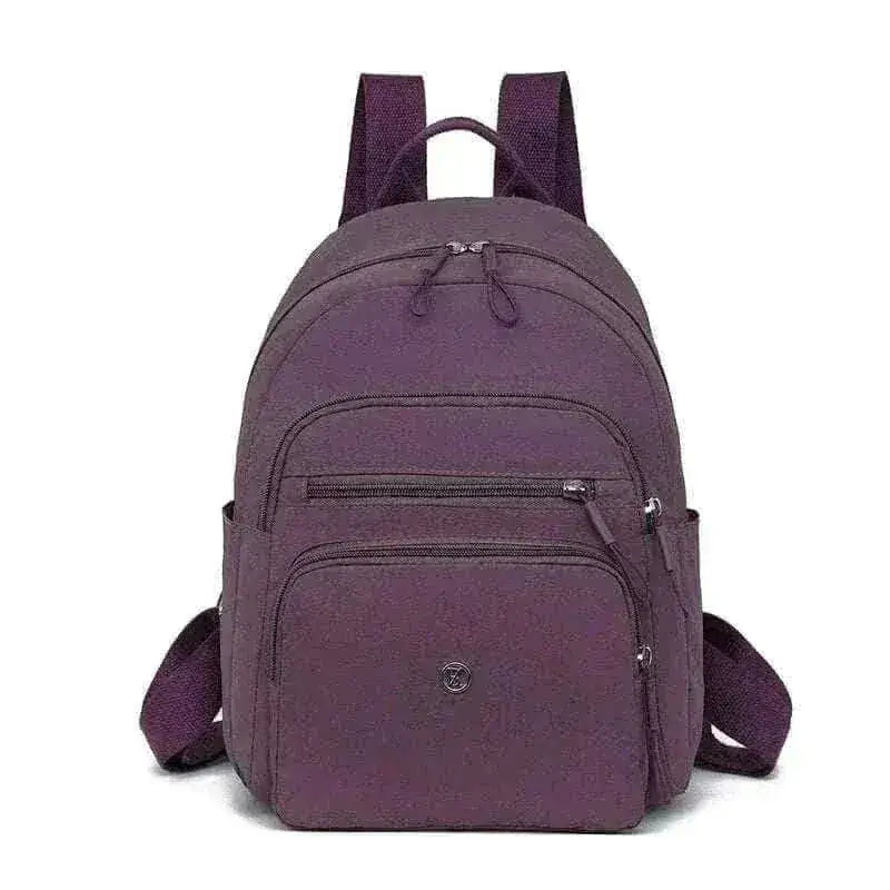 travel bags uk offers Trendy Women's Purple Travel Backpack Lightweight