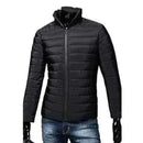 mens winter jackets uk, Men Puffer Jacket-Trendy  Fashion Stand Collar Slim Puffer Coat Lightweight Male Windbreaker Thickened   Outerwear.