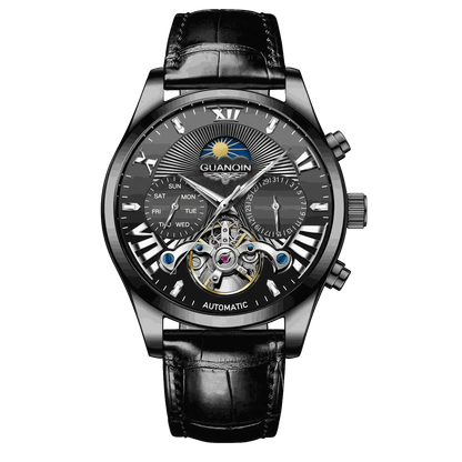 VINTAGE DESIGN MECHANICAL WATCH WITH SILICONE STRAP.