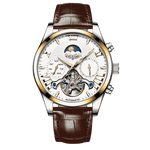 Luxury Watches For Men -VINTAGE DESIGN MECHANICAL WATCH WITH SILICONE STRAP.