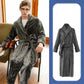 Warm Autumn Winter Flannel Men Bathrobe Thick Long Night Sleepwear Velvet Kimono Robe Men's Clothing Homewear Dressing Gown.