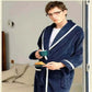 Warm Autumn Winter Flannel Men Bathrobe Thick Long Night Sleepwear Velvet Kimono Robe Men's Clothing Homewear Dressing Gown.