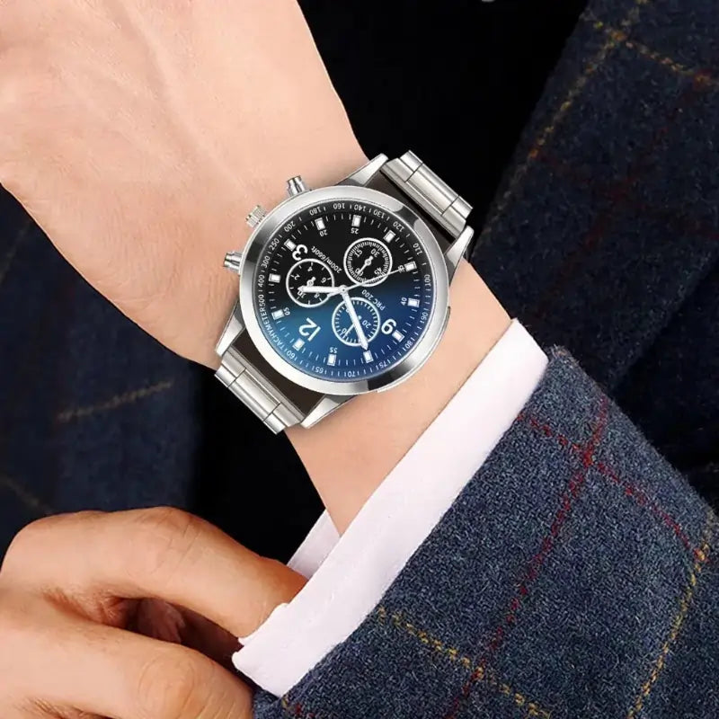 New Men Watches Luxury Band Round Watch | Clothing Casual UK
