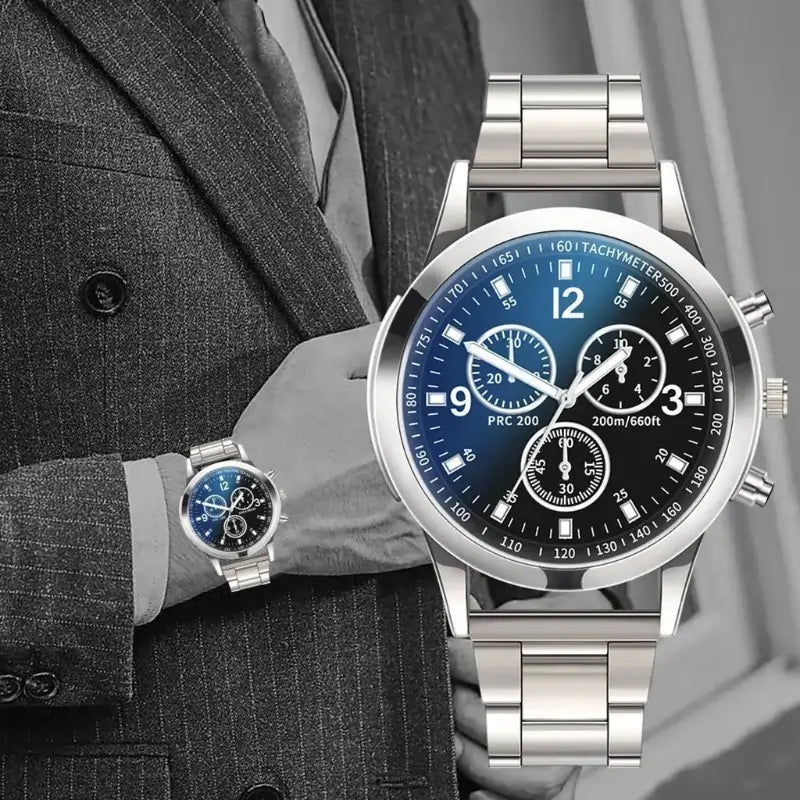 New Men Watches Luxury Band Round Watch | Clothing Casual UK