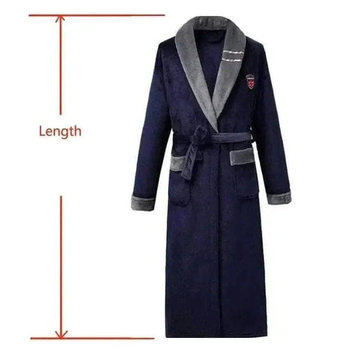 WINTER FLANNEL BATHROBE.