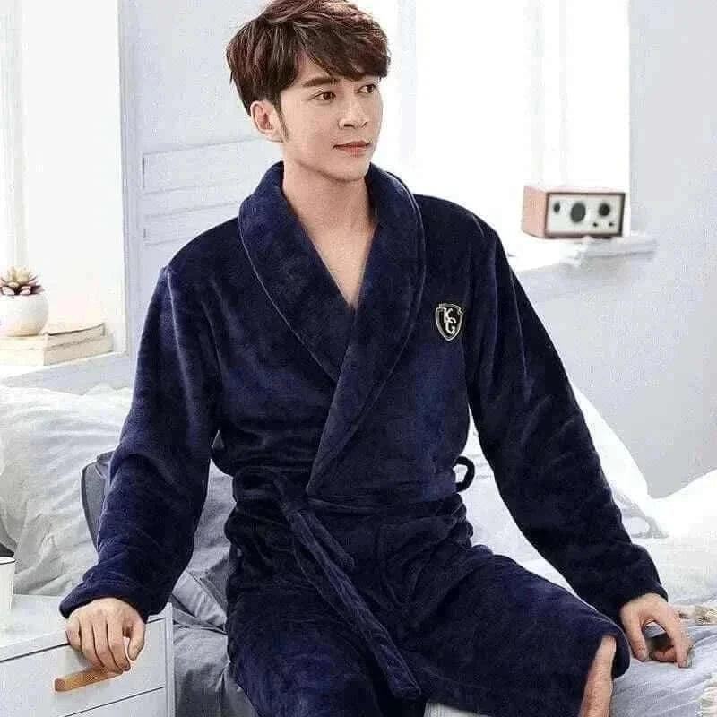 WINTER FLANNEL BATHROBE.