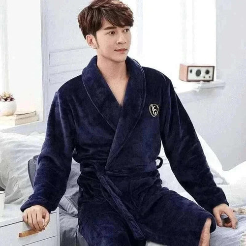 WINTER FLANNEL BATHROBE.