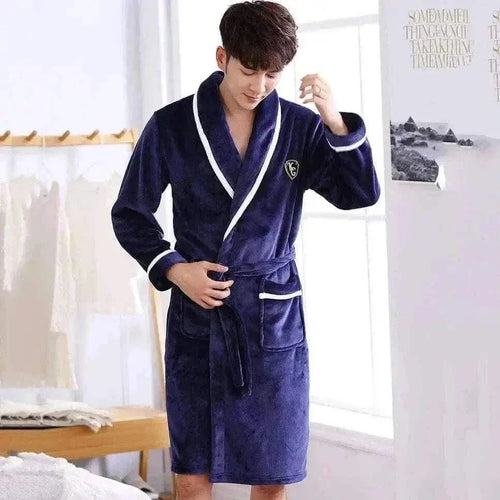 WINTER FLANNEL BATHROBE.