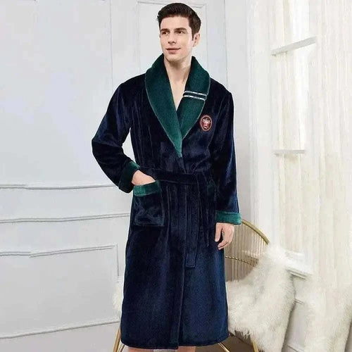 WINTER FLANNEL BATHROBE.