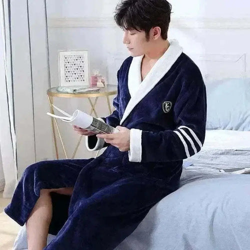 WINTER FLANNEL BATHROBE.