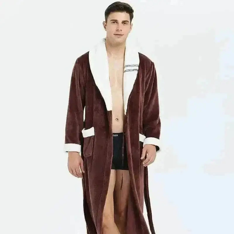 WINTER FLANNEL BATHROBE.