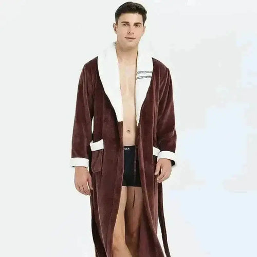 WINTER FLANNEL BATHROBE.