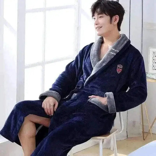 WINTER FLANNEL BATHROBE.