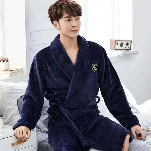 WINTER FLANNEL BATHROBE.