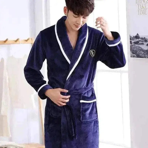 WINTER FLANNEL BATHROBE.