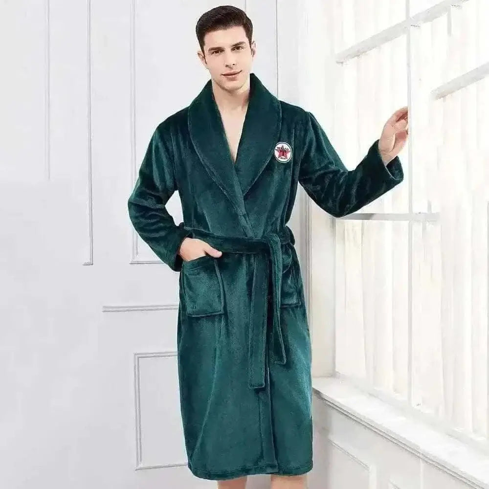 WINTER FLANNEL BATHROBE.