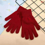 Winter Knitted Gloves Men Women Touch Screen Cold-proof Warm Full Finger Gloves Korean Style All-match Cycling Wool Gloves.