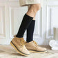 Winter Men's New High-Grade Thick Warm Solid Color Wool Material Fashion Casual Calf Long Socks 3 Pair.