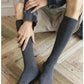 Men's Fashion Style Store Winter Men's New High-Grade Thick Warm Solid Color Wool Material Fashion Casual Calf Long Socks 3 Pair