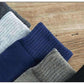 Men's Fashion Style Store Winter Men's New High-Grade Thick Warm Solid Color Wool Material Fashion Casual Calf Long Socks 3 Pair