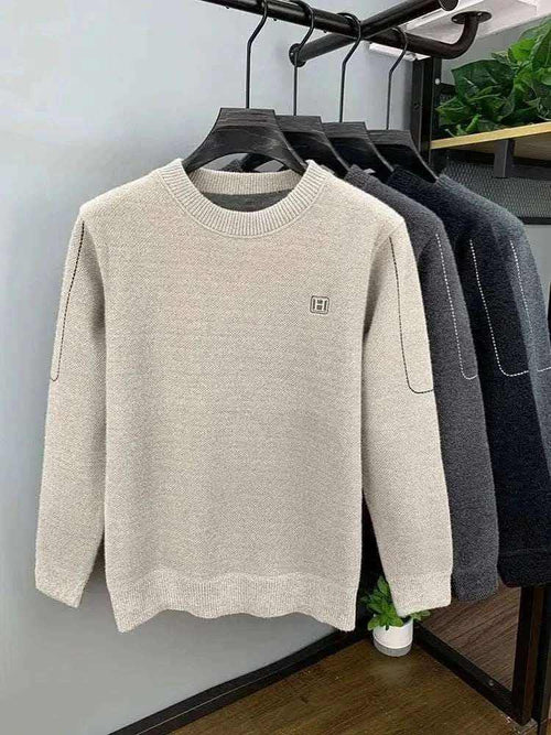 Winter Men's Warm Fleece Sweater.
