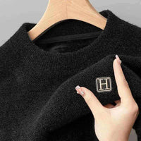 mens sweaters uk - Men's Warm Fleece Sweater