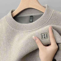 mens sweaters uk - Men's Warm Fleece Sweater