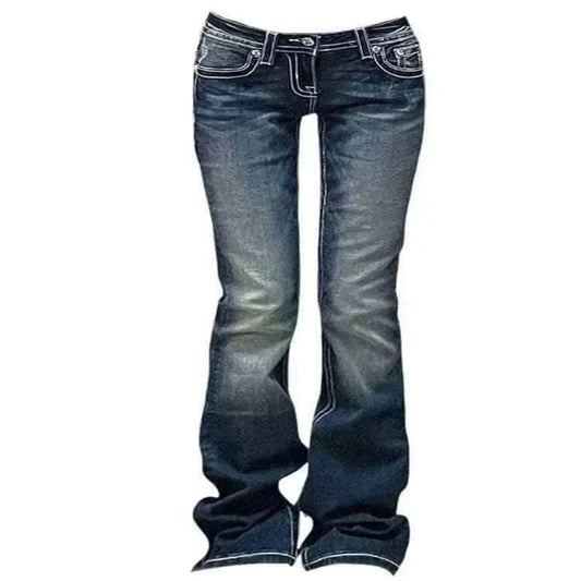 womens jeans uk , Women Gyaru Japanese Harajuku Trashy Y2K Jeans.
