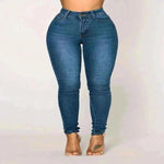 Women Denim Pencil Pants
