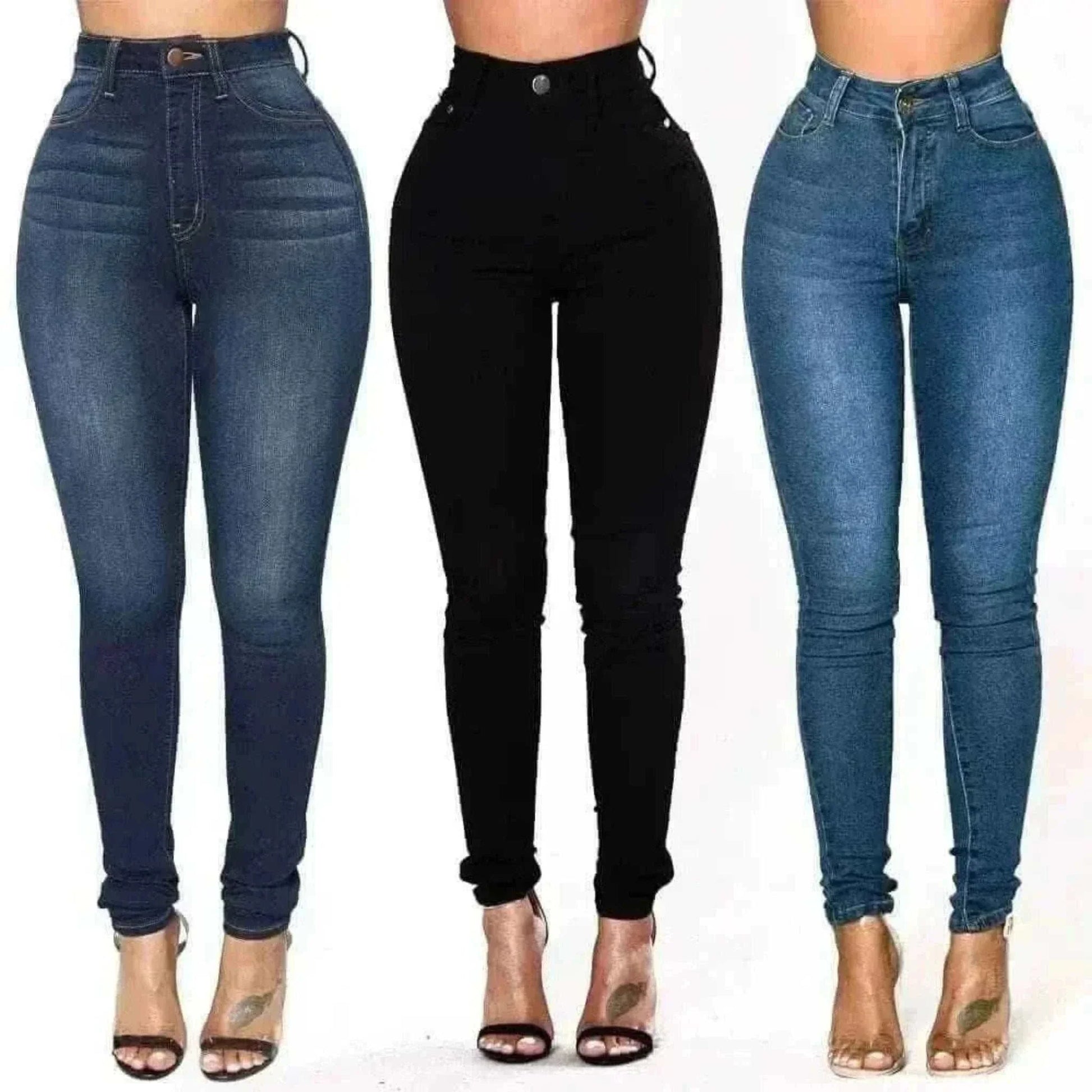 Women Denim Pencil Pants