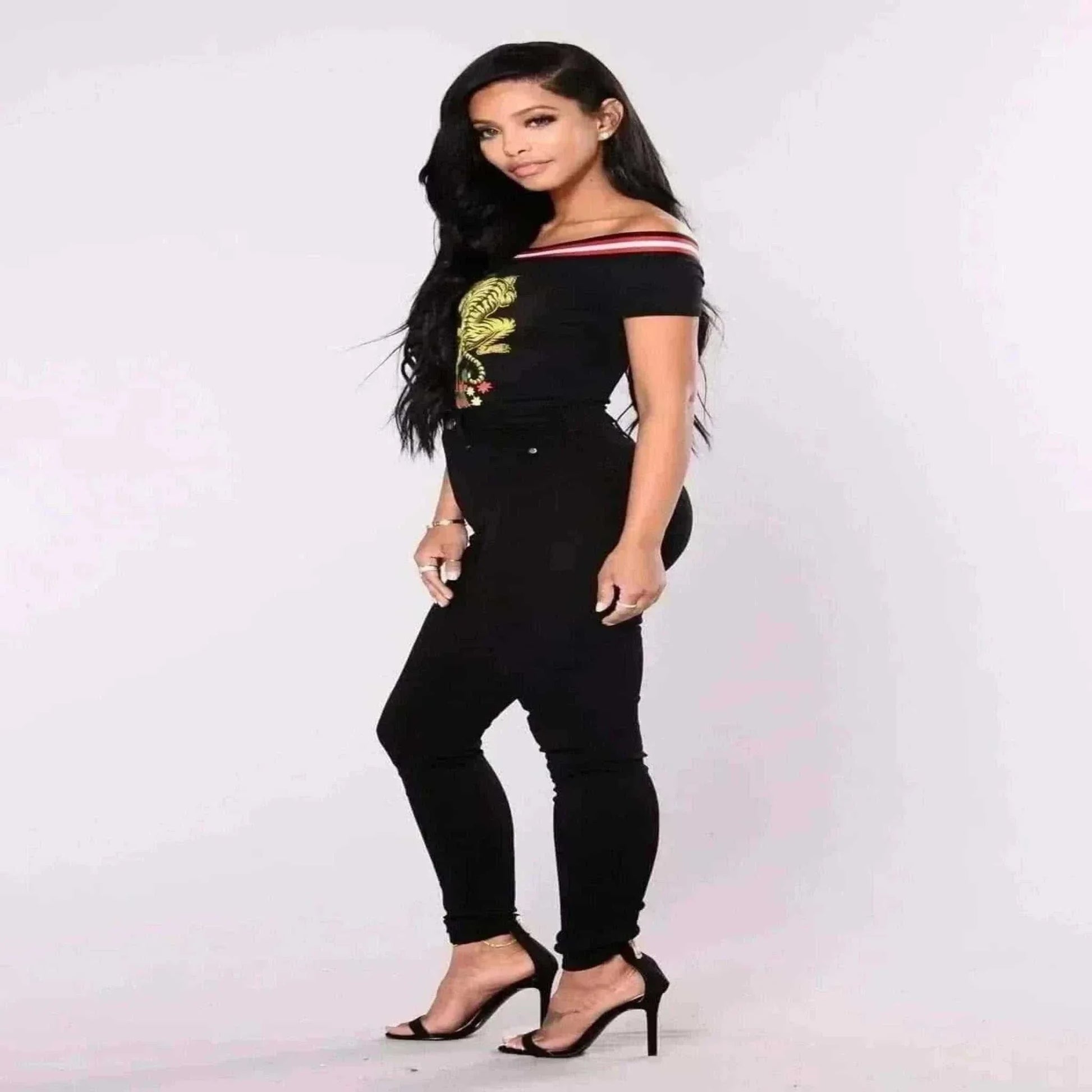 Women Denim Pencil Pants