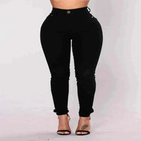 womens jeans uk - Women Denim Pencil Pants