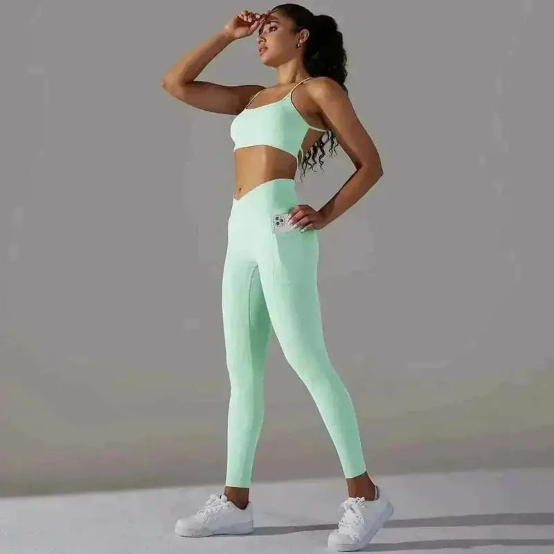 Sexy Yoga Set white For Women
