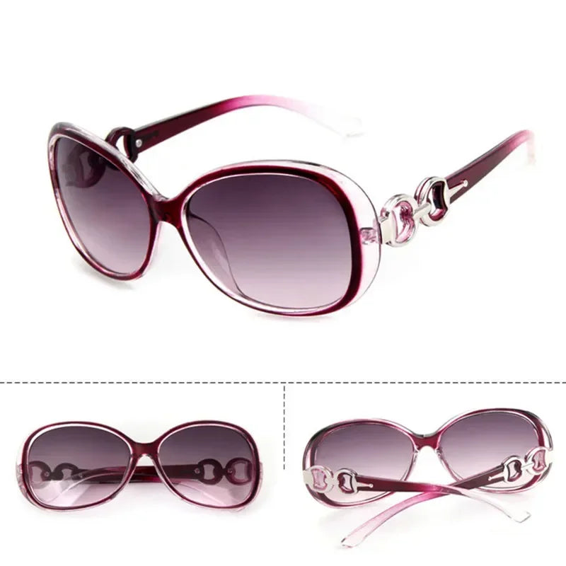 women sunglasses , Luxury Sunglasses for Women Brand Design Full Star Purple