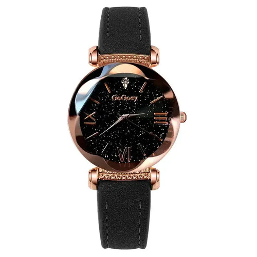 women watches uk | Ladies Starry Sky Quartz Wristwatch Grey