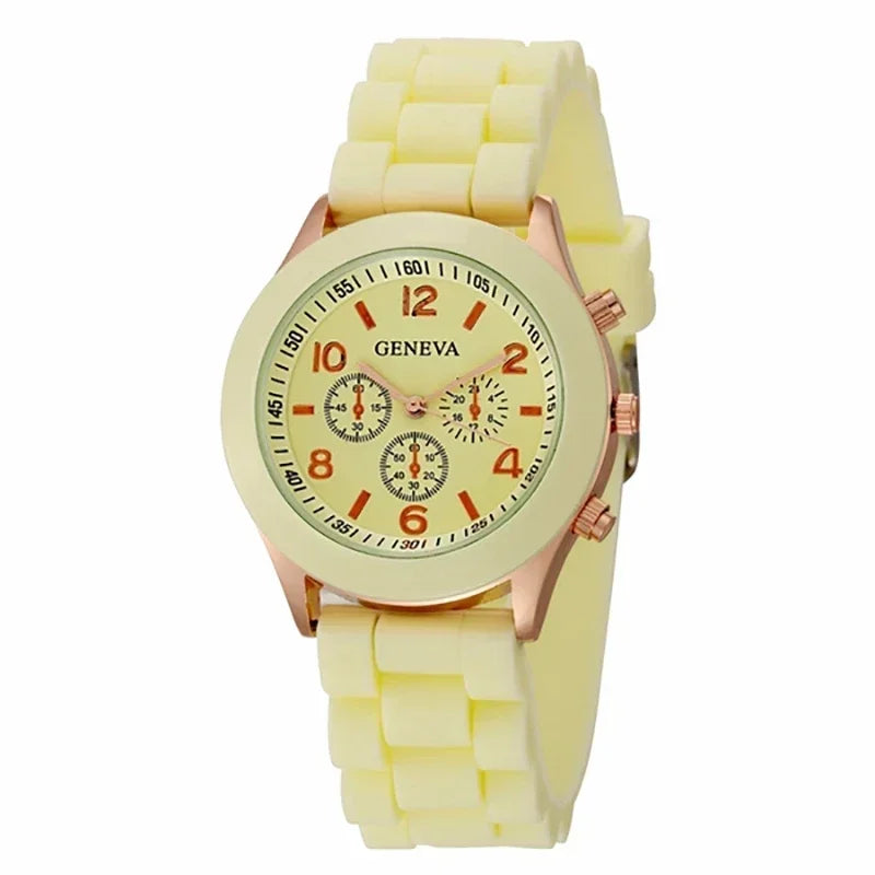 women watches uk | Women Watches  New Fashion Luxury Brand Beige yellow