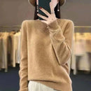 Women's Warm Sweater Round Neck Pullover