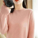 Women's Warm Sweater Round Neck Pullover
