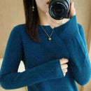 Women's Warm Sweater Round Neck Pullover