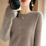 Women's Warm Sweater Round Neck Pullover
