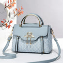 womens handbag , Ladies' handbag 2026 new fashion trend embossed plain style blue